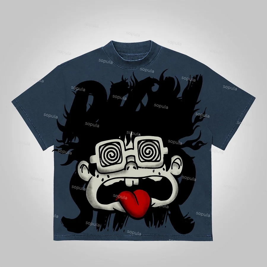 Sopula RichStar Cartoon Graphic Cotton T-Shirt