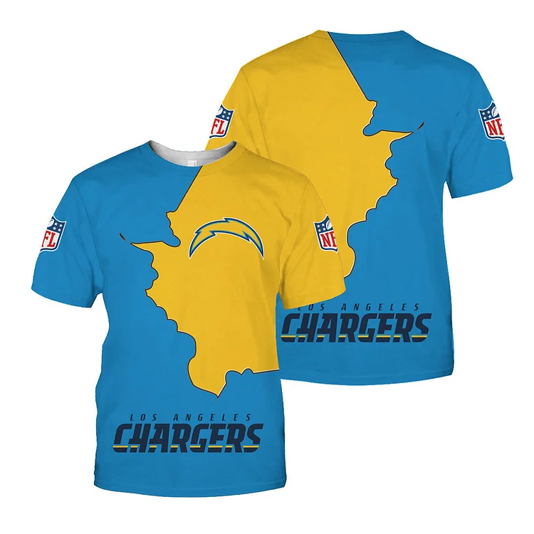 Los Angeles Chargers All Over Print T-Shirt