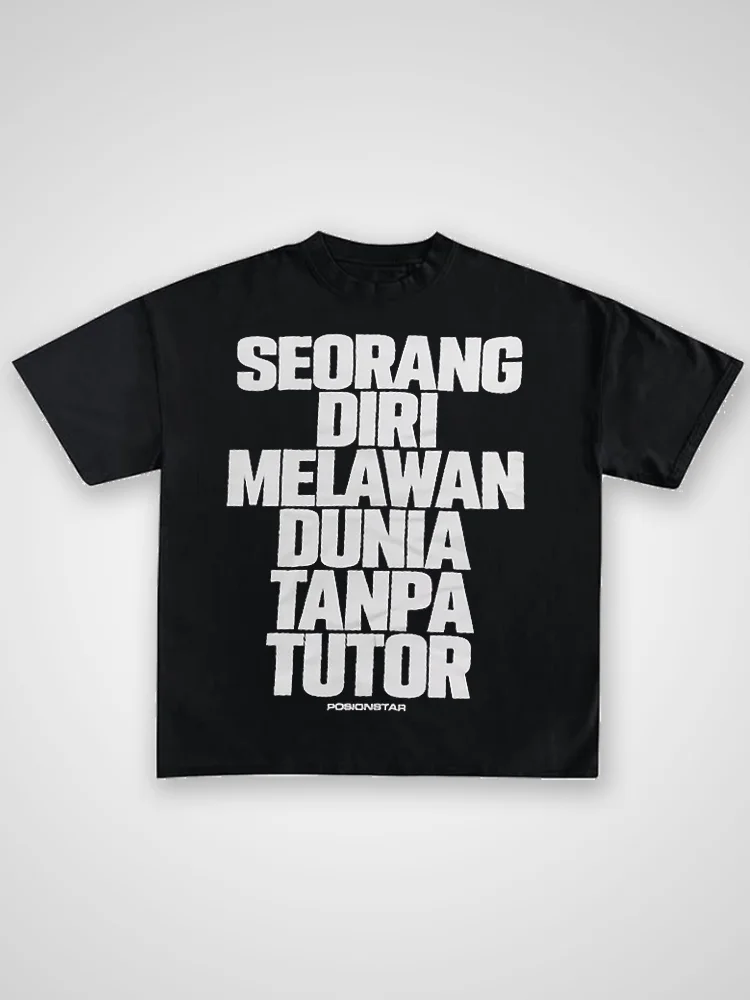 Posionstar- Melawan Dunia Boxy Fit Tshirt