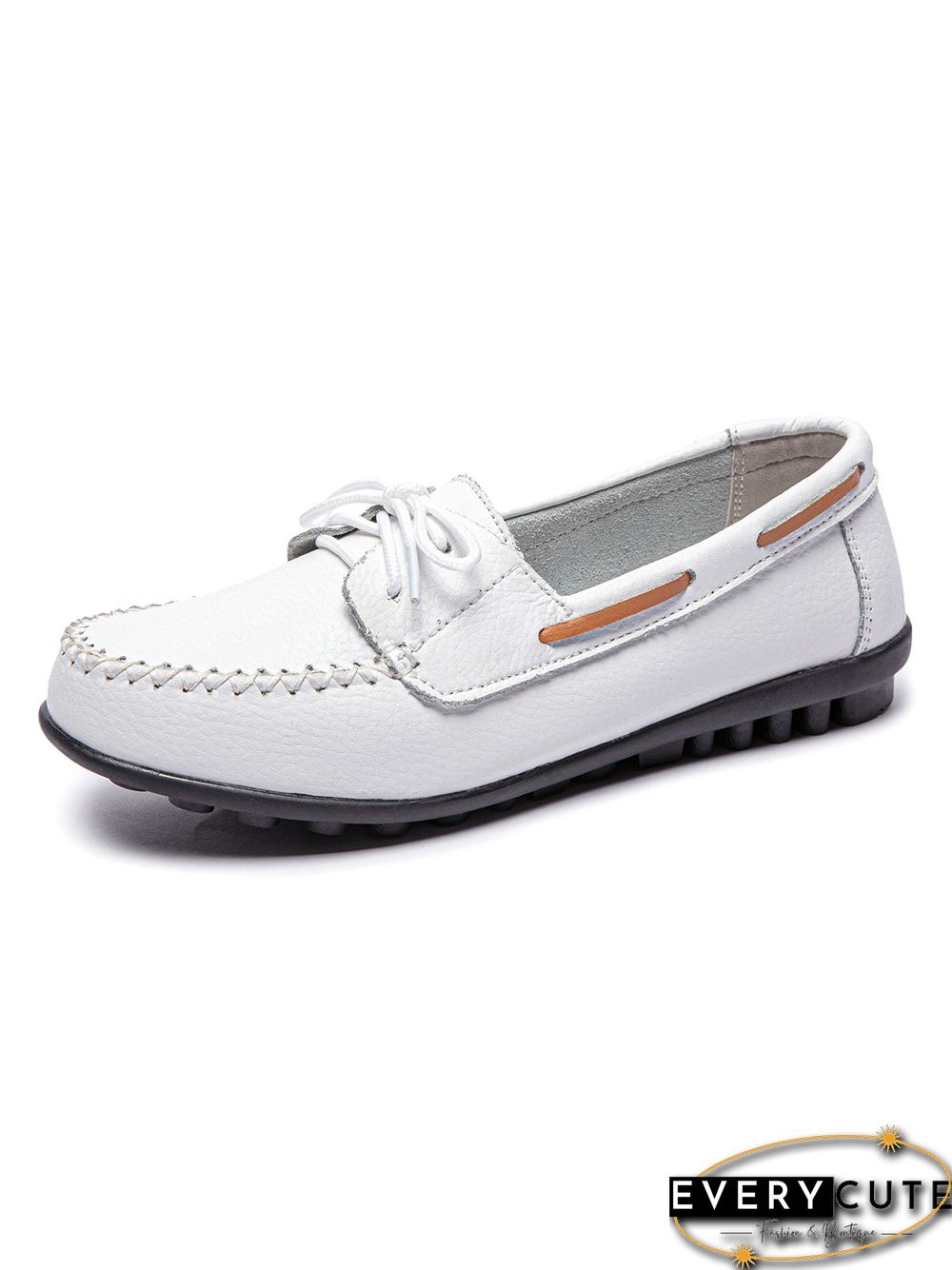 Retro Casual Simple Lace-up Flat Shoes