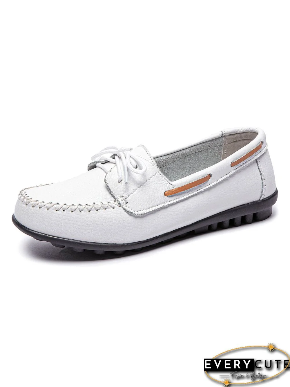 Retro Casual Simple Lace-up Flat Shoes