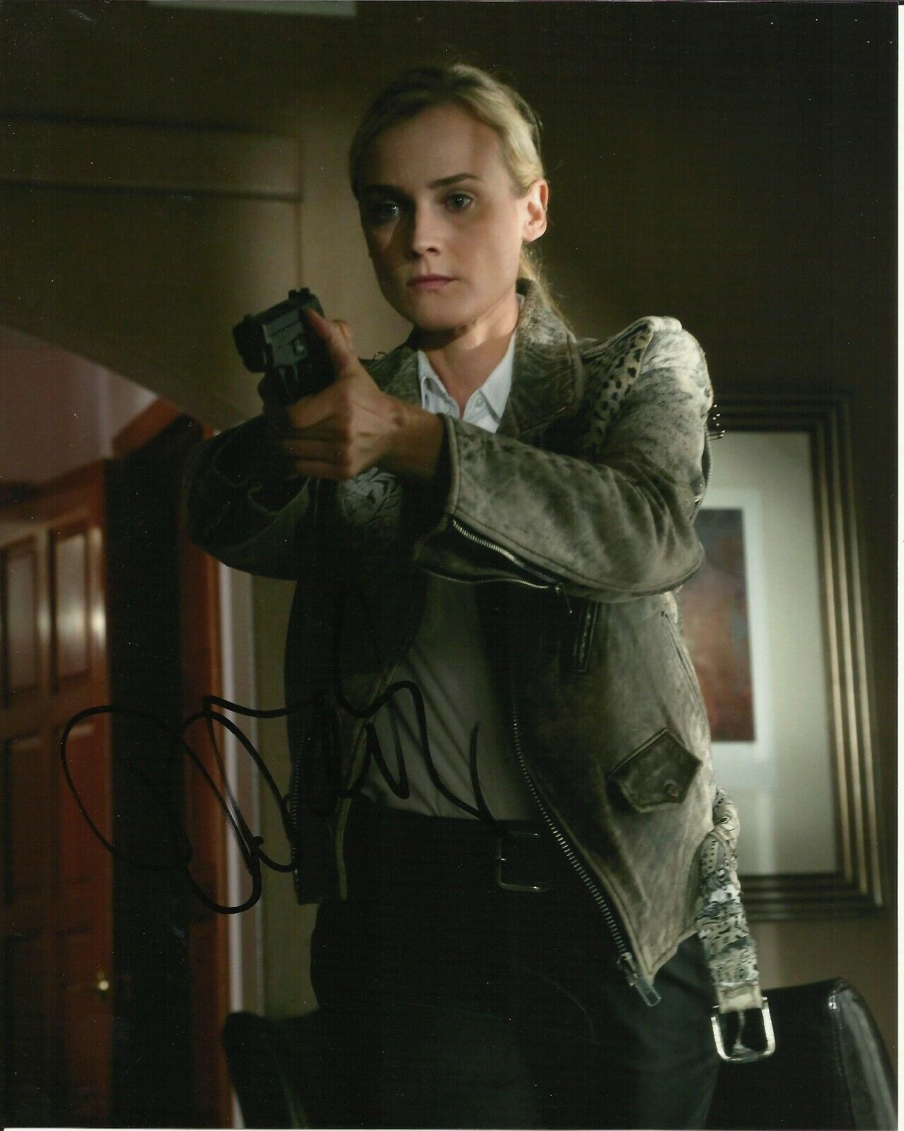 DIANE KRUGER SIGNED THE BRIDGE Photo Poster painting UACC REG 242