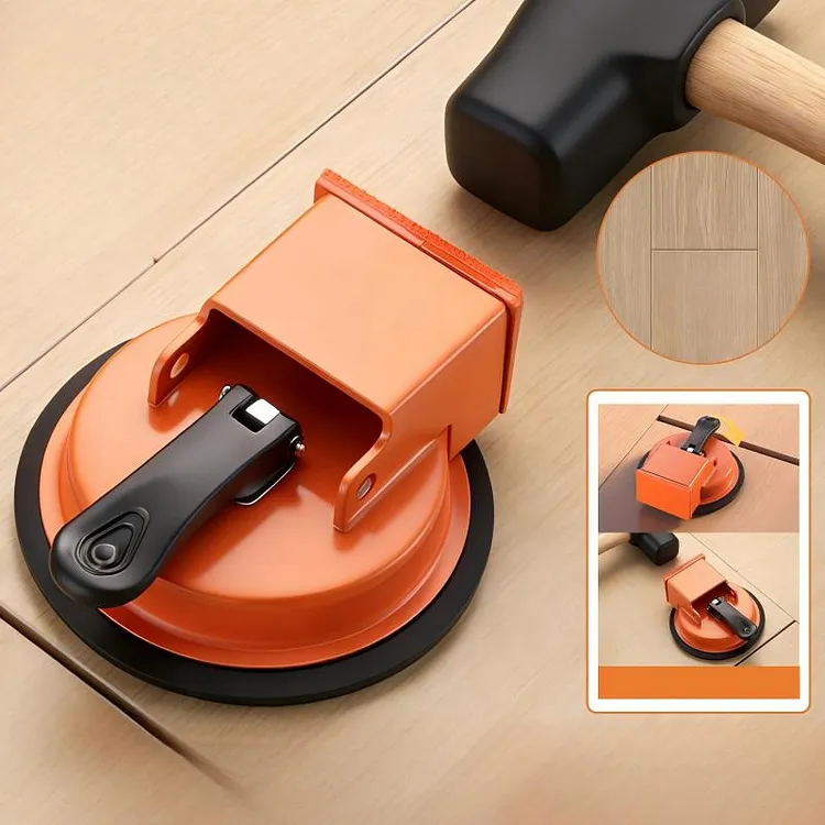 Heavy-Duty Suction Cup for Repairing Gaps in Wood Flooring