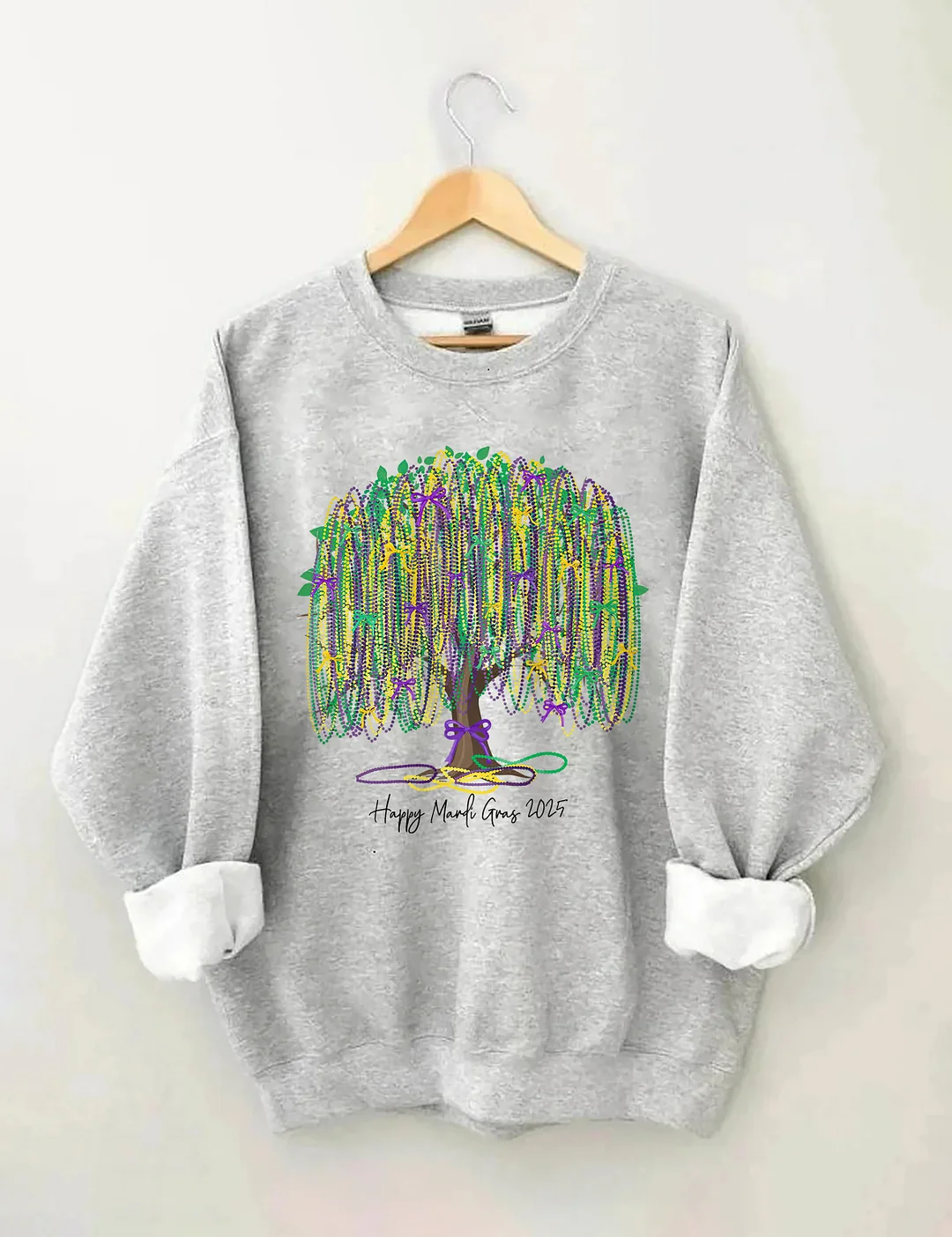 Mardi Gras Tree Sweatshirt