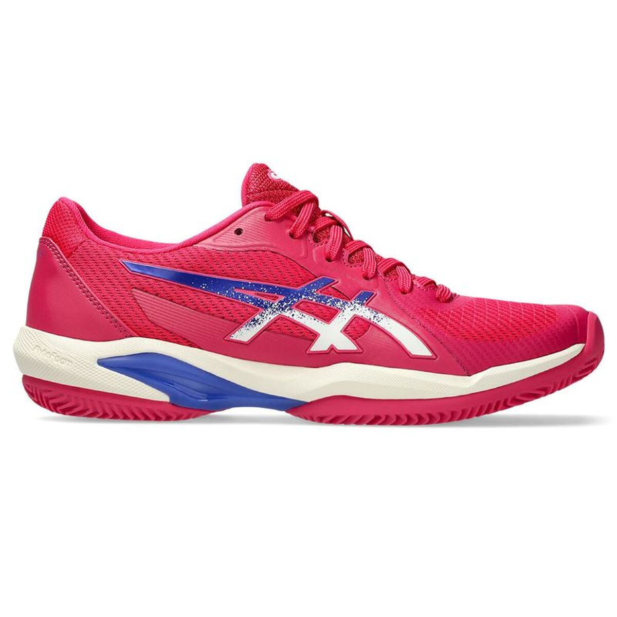 Women's Tennis Shoes Asics Solution Swift Ff 2 Clay Crimson Red