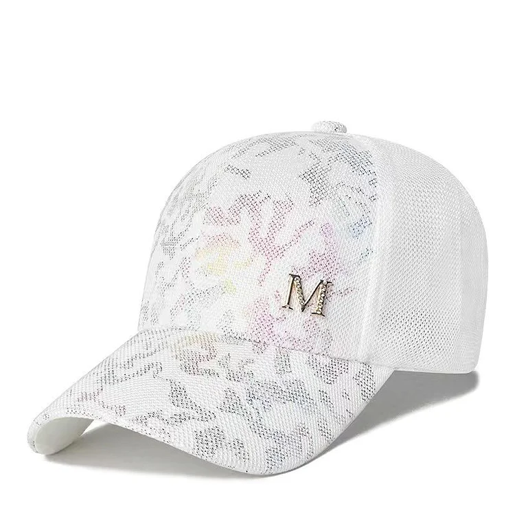 Hat Womens Duck Tongue Hat Summer Korean VersatileM Standard Sun Baseball Hat Mesh Breathable Sun Visor