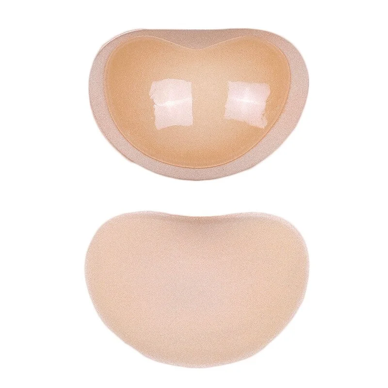 Chest Push Up Sticky Bra Thicker Sponge Bra Pads Reusable Enhancer Breast Lift Up Swimsuit Invisible Intimates Access