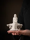 Ice Sculpture Snow Girl--Creative Ceramic Ornaments Decorative Art