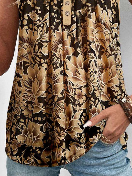 Women Half Sleeve V-neck Solid Color Dress