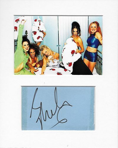 Melanie Chisholm Spice Girls genuine authentic autograph signature and Photo Poster painting COA