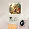 Pumpkin House-11CT Stamped Cross Stitch 45*45cm/17.72*17.72in tapestrymarket