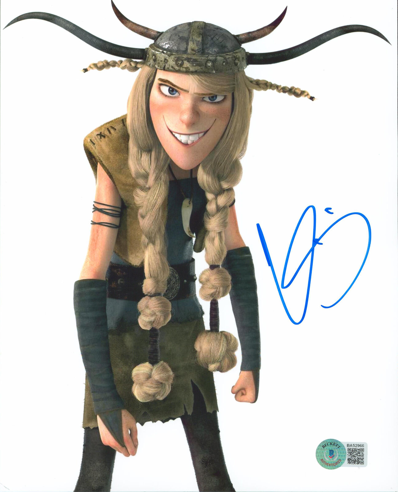 Kristen Wiig How to Train Your Dragon Authentic Signed 8x10 Photo Poster painting BAS #BA52966