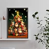 (40*60cm)Santa Claus Xmas Tree - Full Round Drill Diamond Painting