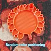 Sunflower Diamond Painting Dotting Tray with Storage , Grid System Diamond Art Accessories