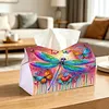 Butterfly Diamond Painting Tissue Box Cover DIY Desk Organizer