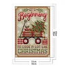 (Counted/Stamped) 11CT Christmas Trailer-Cross Stitch 40*55cm/15.75*21.65in