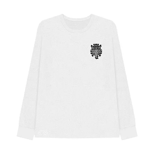 CHROME HEARTS サーマル ロングスリーブ Chrome Hearts Tシャツ黒&白 H0150