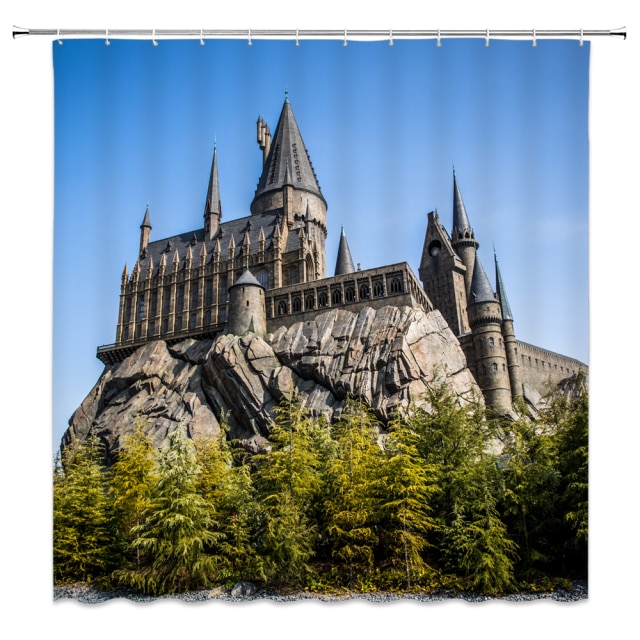 

Shower Curtain – Flower Castle River-180*180cm, 501 Original