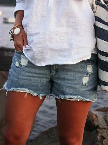 Casual Ripped Jeans