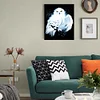 Diamond Painting -DIY Round Drill White Owl