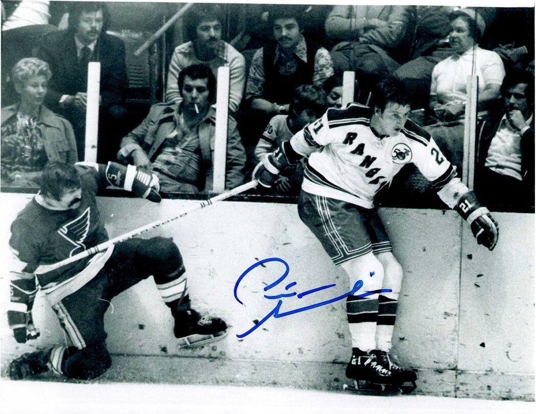 Signed 8x10 PETE STEMKOWSKI New York Rangers 8x10 Photo Poster painting - w/ COA