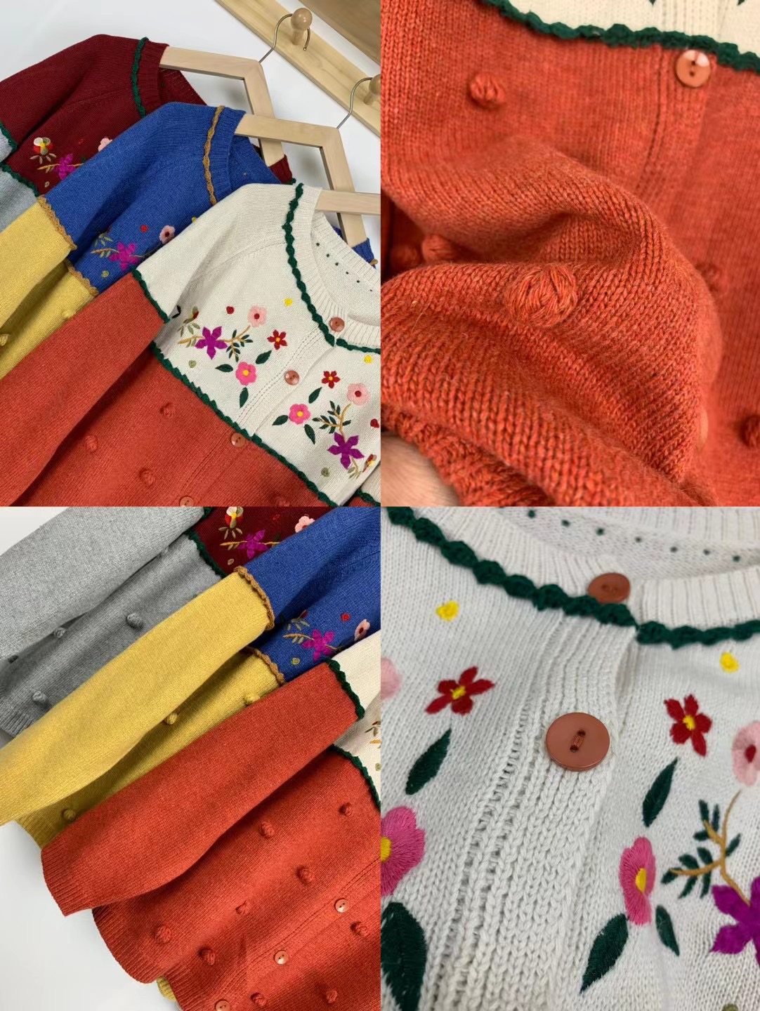 Chicfifth Sweater Women Winter Long Sleeve High Quality Autumn Vintage Top Knitted Cardigan