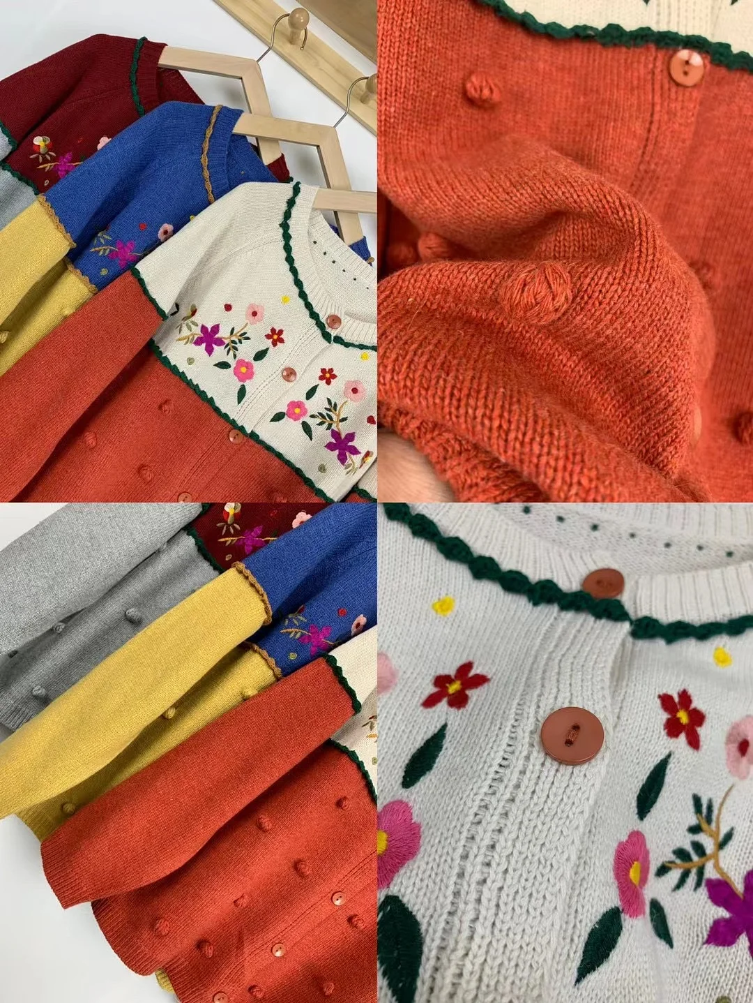 Chicfifth Sweater Women Winter Long Sleeve High Quality Autumn Vintage Top Knitted Cardigan