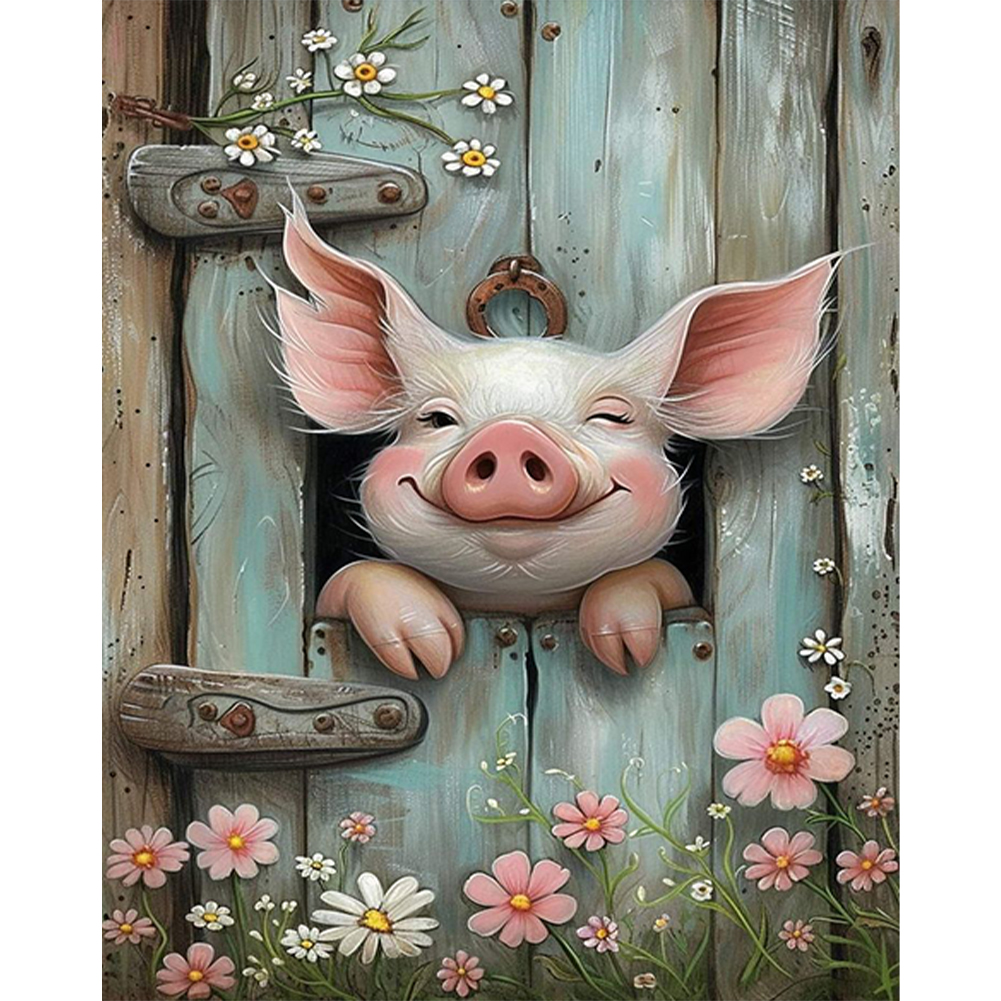 Cute Pig 40*50cm paint by numbers kit