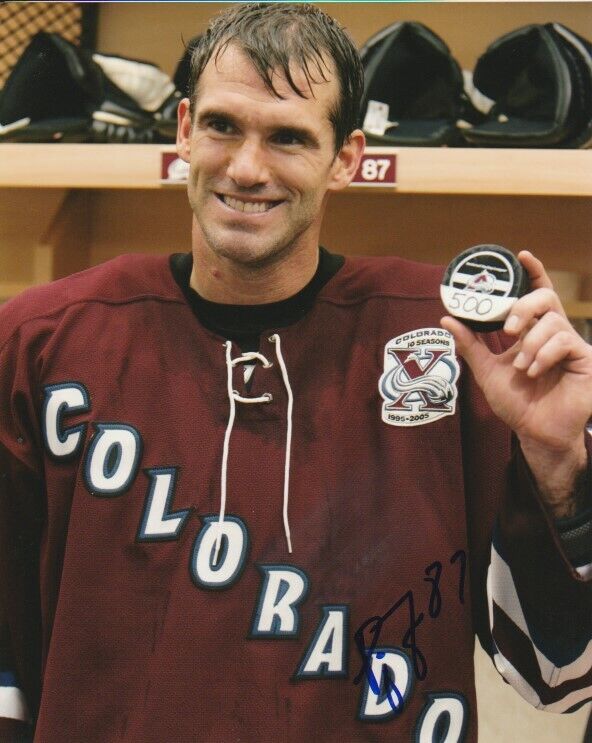 PIERRE TURGEON SIGNED COLORADO AVALANCHE Photo Poster painting #3 Autograph