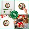 Diamond Painting Snowman Wreath Ornament Hanging Decor 9.45x9.45in