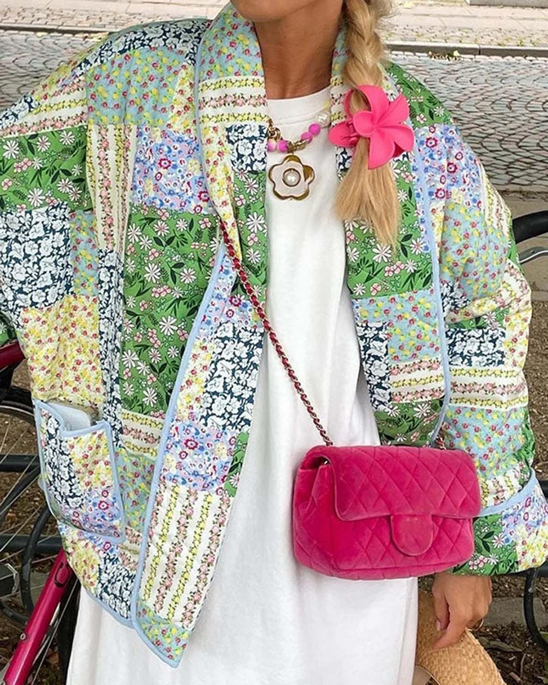 FLORAL PRINT COAT da53