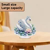 2D Flat Swan DIY Acrylic Table Top Diamond Painting Ornament Kits for Adults