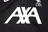 Joyfball 2024/2025 Liverpool Half-Pull Training Suit Black Hoodies