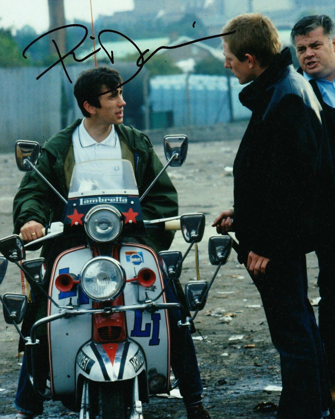 Phil Daniels SIGNED 10X8 Photo Poster painting Quadrophenia Genuine AFTAL COA (5635)