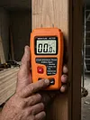 Wood Moisture Meter LCD Backlight Digital Wood Moisture Tester with 4 Switchable Modes High Precision for Firewood Paper Floor (Battery Not Included)