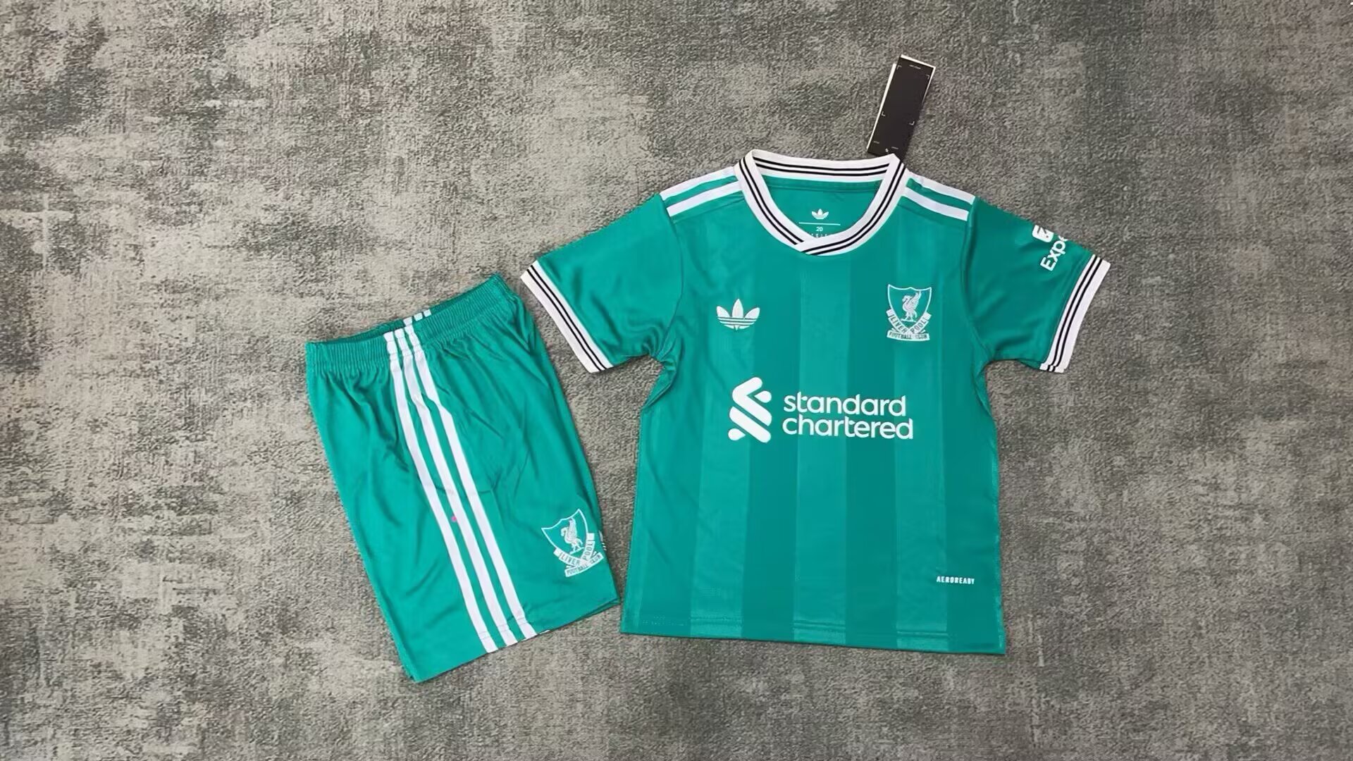 25/26 Liverpool Third Away Kids Kit Football Jersey Thai Quality