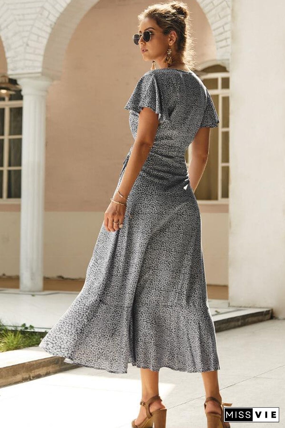 Sexy Tight Ruffled Dress