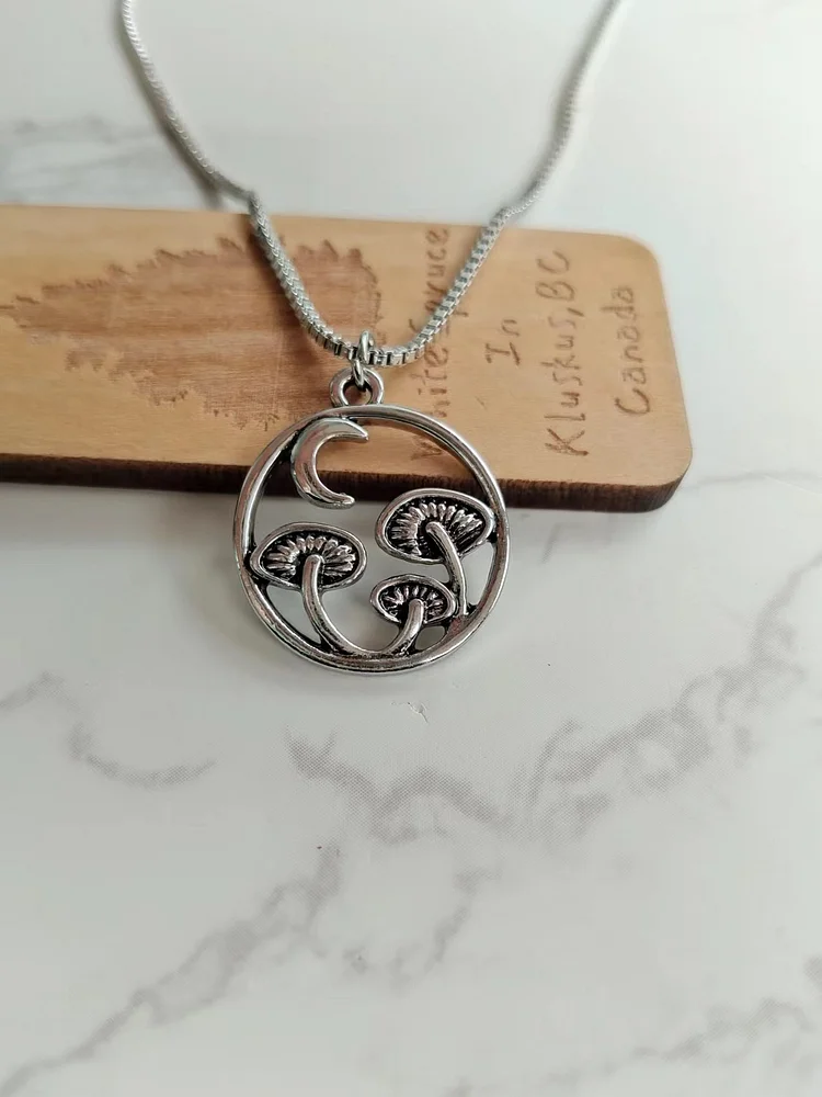 Twilight Mushroom Necklace