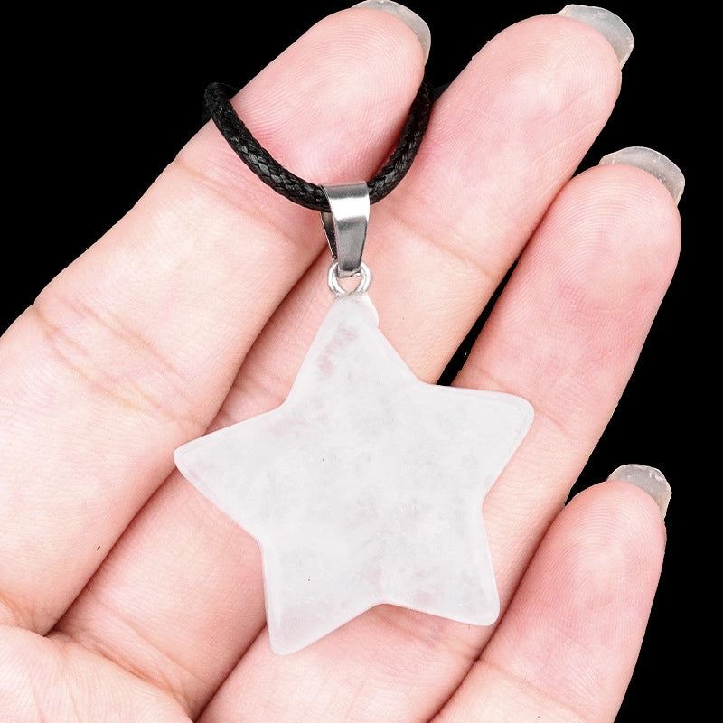 1 Piece Semi-precious Stone Star Jewelry Accessories Pendant