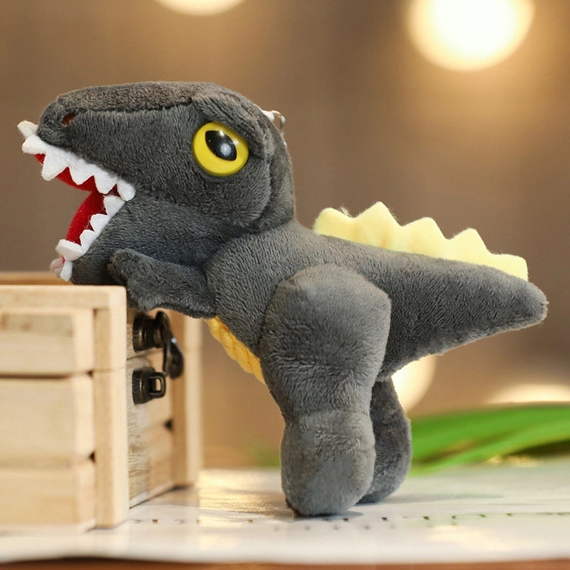 Creative Dinosaur Plush Toy Tyrannosaurus Rex Toy Keychain Bag Pendant Small Doll Machine Doll