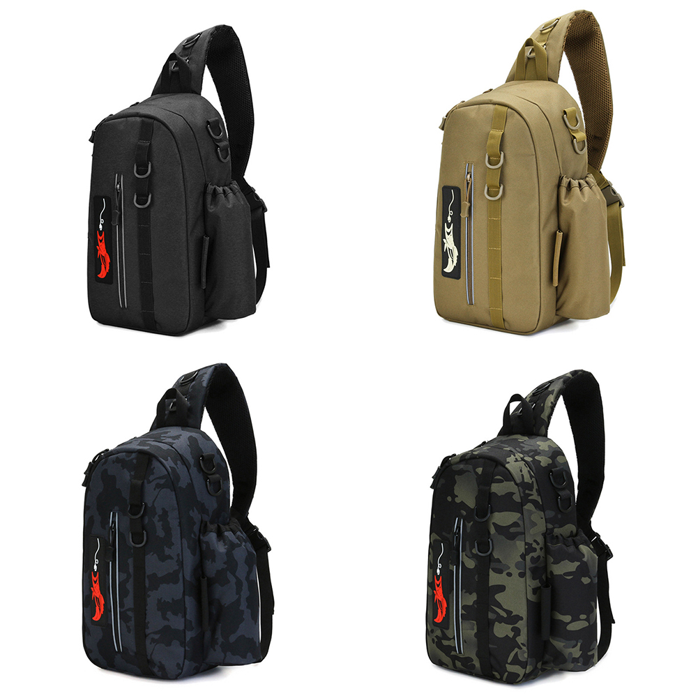

Fishing Bag Lure Shoulder Backpack Large Capacity Fishing Tackle Carry Bags, Black, 501 Original