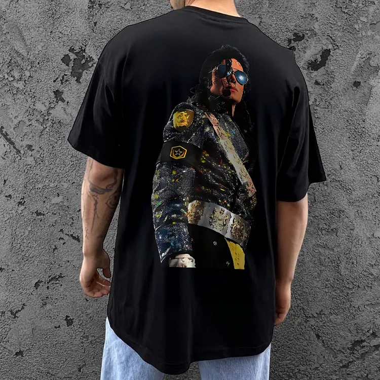 Glittered Pop Royalty Printed Men's T-shirt