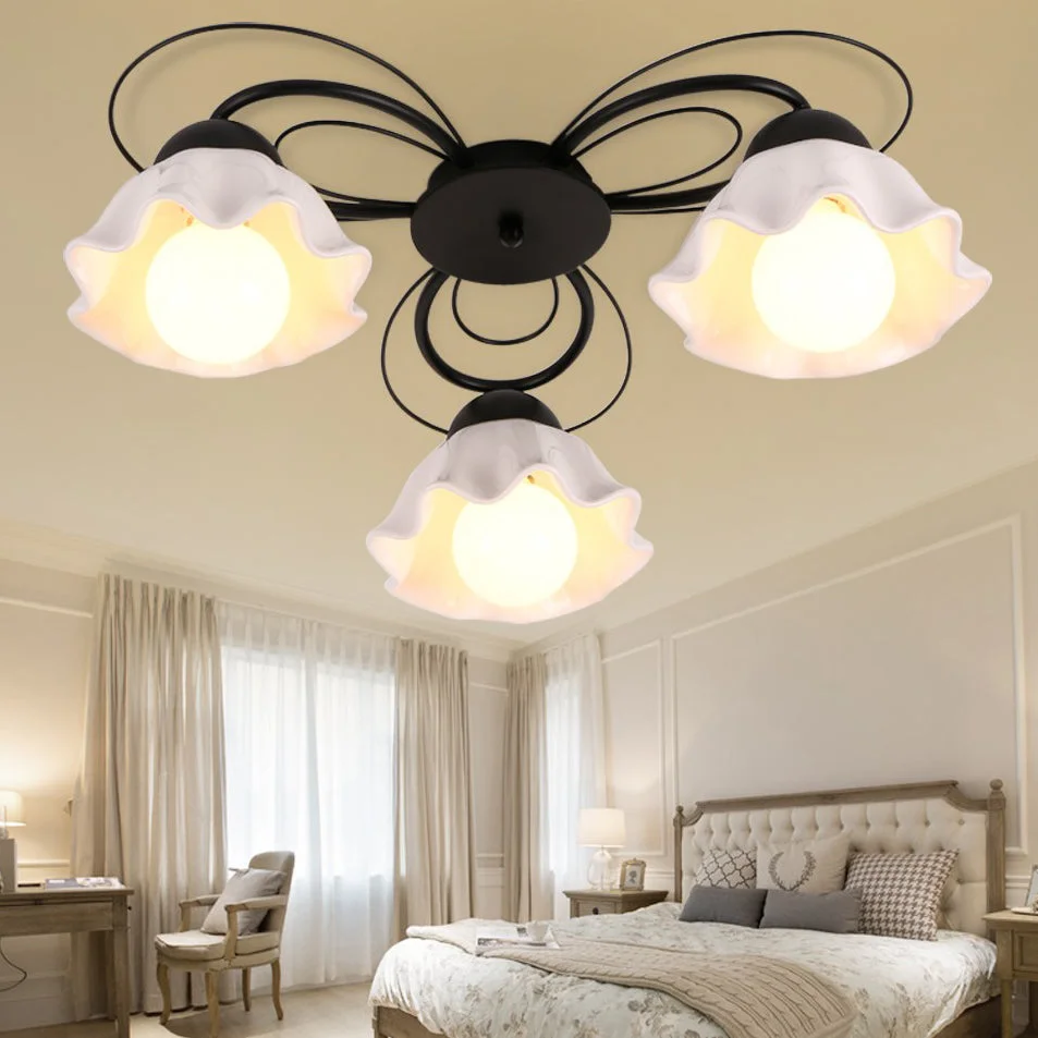 Led E27 Nordic Iron Ceramic LED Lamp.LED Light.Pendant Lights.LED Pendant Light.Pendant Lamp For Foyer Bedroom Dinning Room