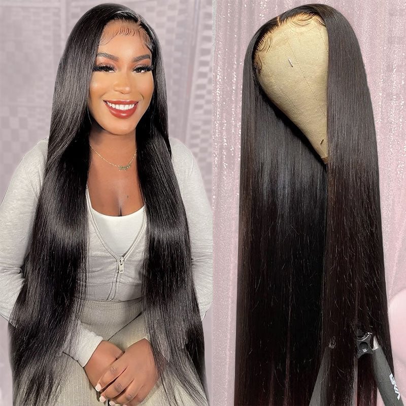 Undetectable HD Lace Wig Human Hair Bone Straight Wig Undetectable 13x4 Lace Wig US Mall Lifes