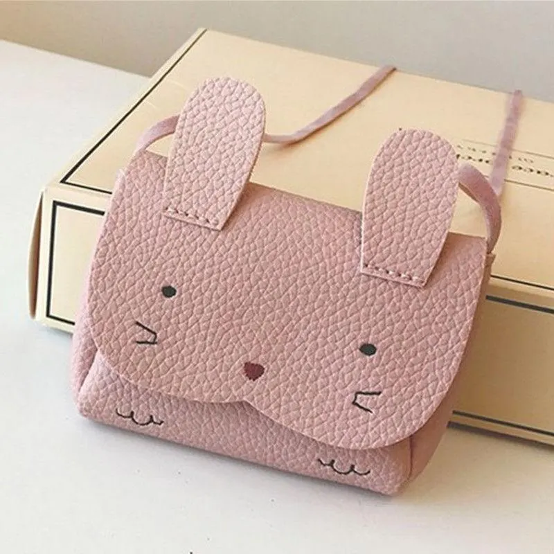 2019 Brand New Fashion Baby Kids Girl Bunny Shoulder Bag Cute Animal Storage Crossbody Messenger Bags Handbag Kids Gifts