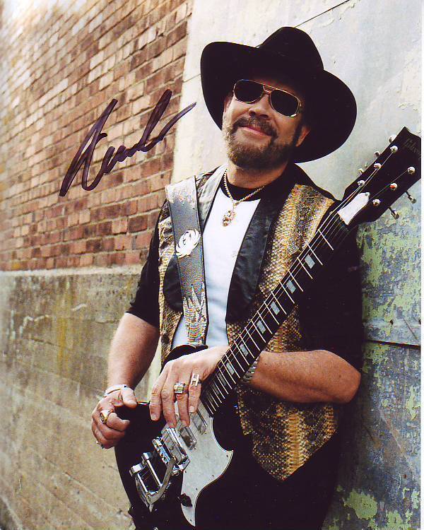 HANK WILLIAMS JR. signed autographed Photo Poster painting