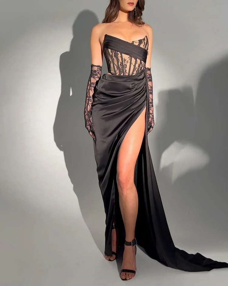 Sexy Design Lace Evening Dress