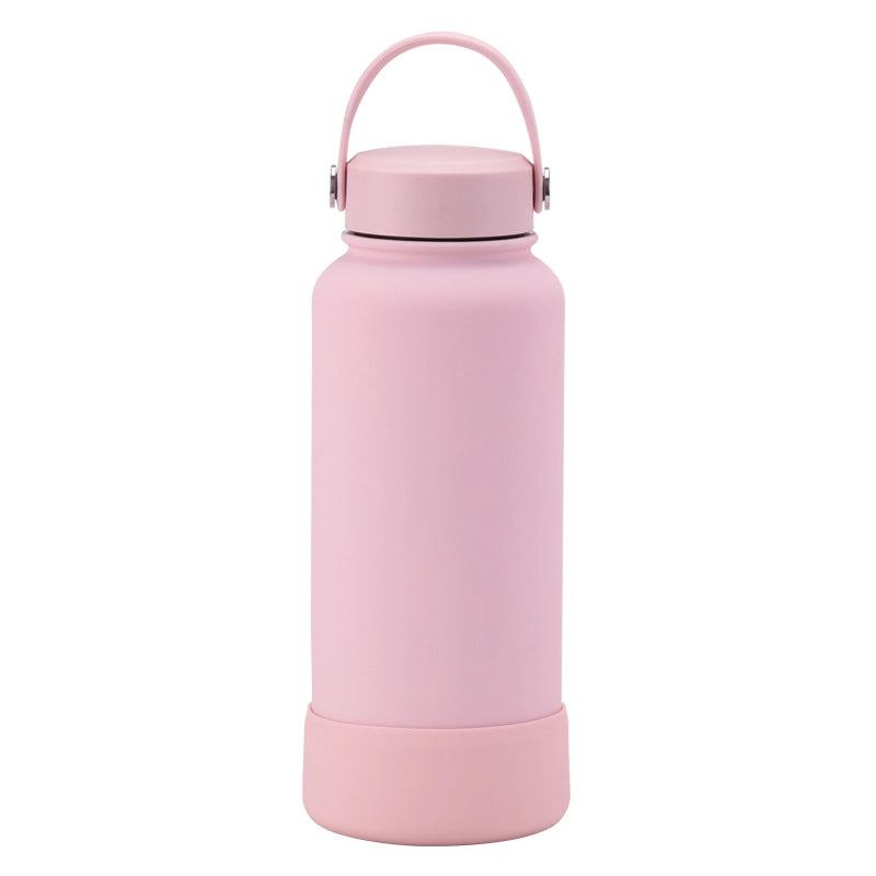 Casual Solid Color Stainless Steel Thermos Cup