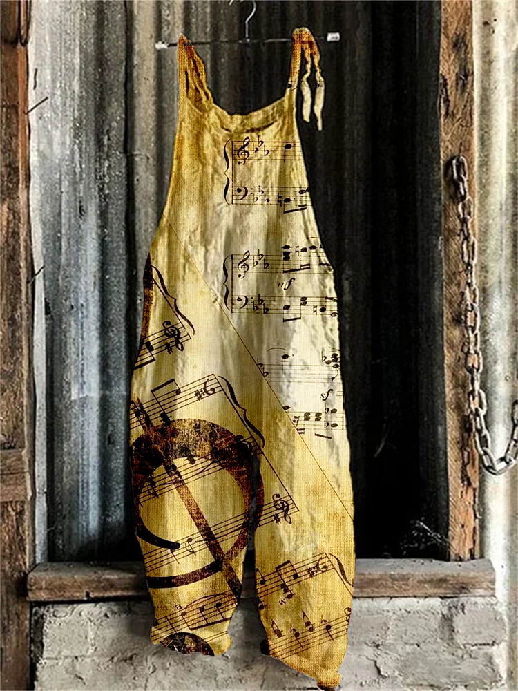 Yellow musical jumpsuits