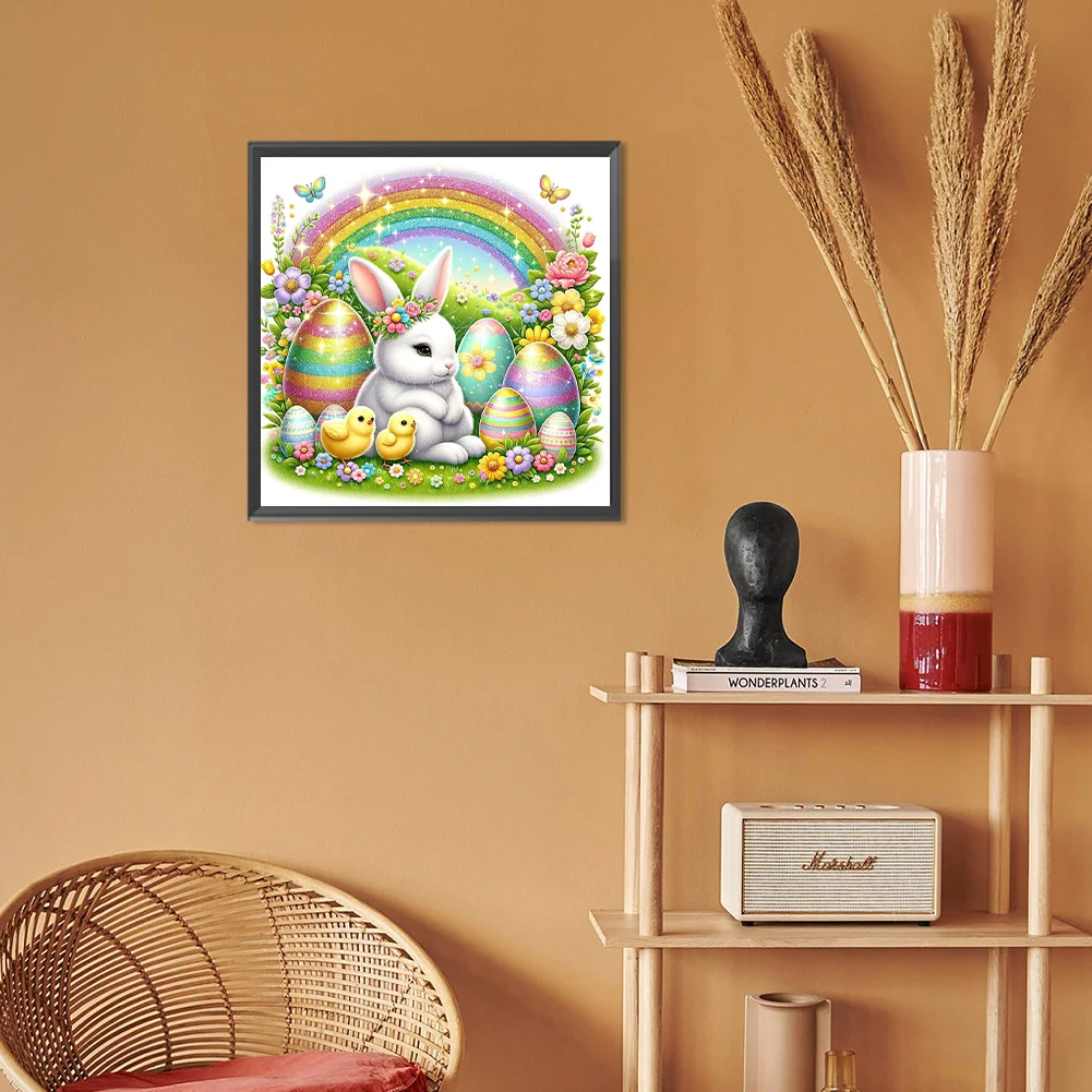 Diamond Painting - Full Round Drill - Easter Rabbit(Canvas|30*30cm)